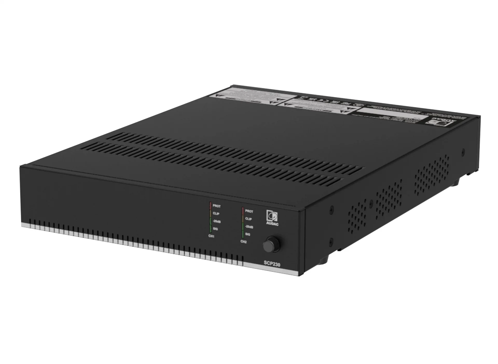 Audac SCP230 Compact Power Amplifikatör 2x300W/4-ohm 600W/100V