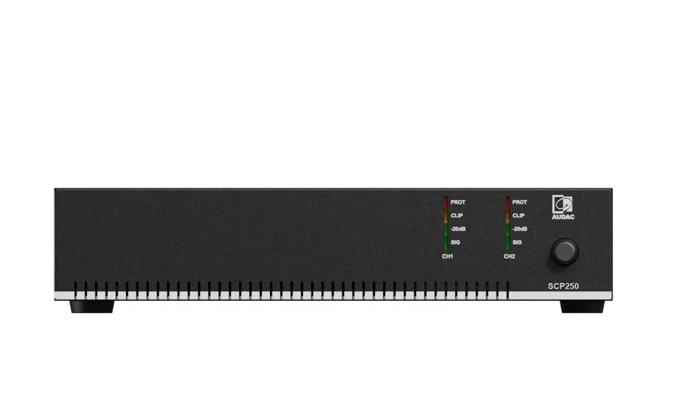 Audac SCP250 Compact Power Amplifikatör 2x500W/4-ohm 1000W/100V
