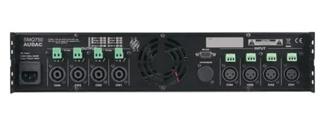 Audac SMQ750 DSP Power Amplifikatör 4x750W/4-ohm