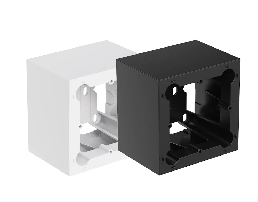 Audac WB200/S Surface mount wall box - 80 x 80 mm wall panel