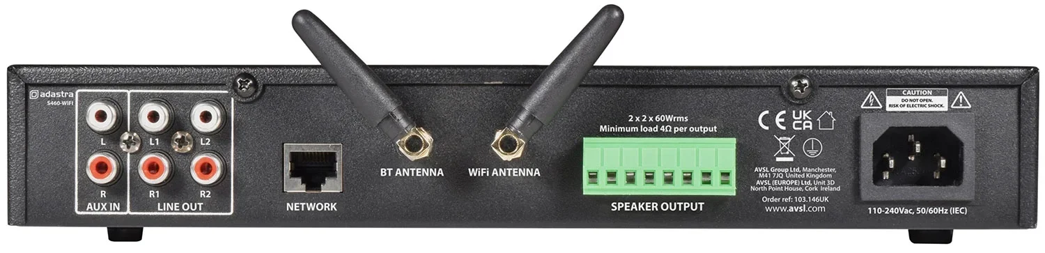 Audac PA-Set-02 Hazır Ses Sistemi, Wifi Müzik / Cepten Kontrol