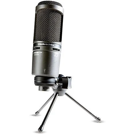Audio Technica AT2020USB+ Usb, Cardioid Condaser, Geniş Diyafram