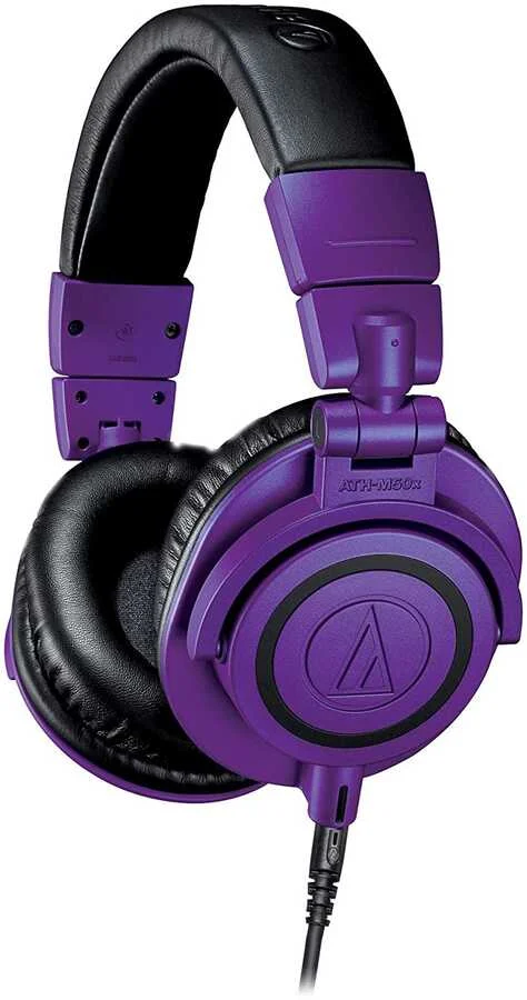 Audio Technica ATH-M50XPB Professional Bluetooth Studio Monitor Headphones, Closed-back dynamic