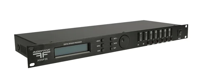 Audiofocus ADSP-26 2x6 2 Giriş / 6 Çıkış Dijital DSP Processor (kutusuz)