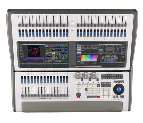 Avolites SAPPHIRE TOUCH Lighting Console, 45 Motorized Fader, 8 Dmx Output