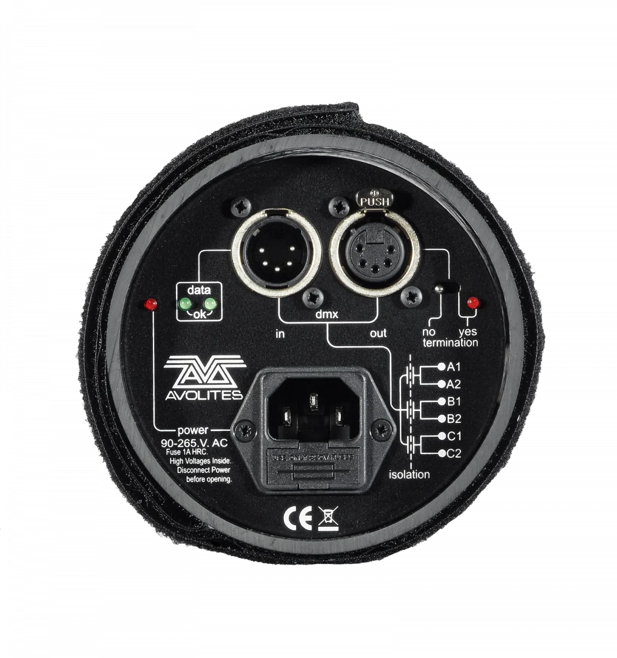 Avolites TRUSS SPLITTER 1/6-kanal dmx çoğaltıcı, 3-pin or 5-Pin Ops