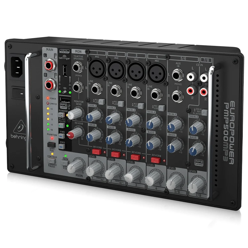 Behringer PMP500MP3 2x250W Powermixer