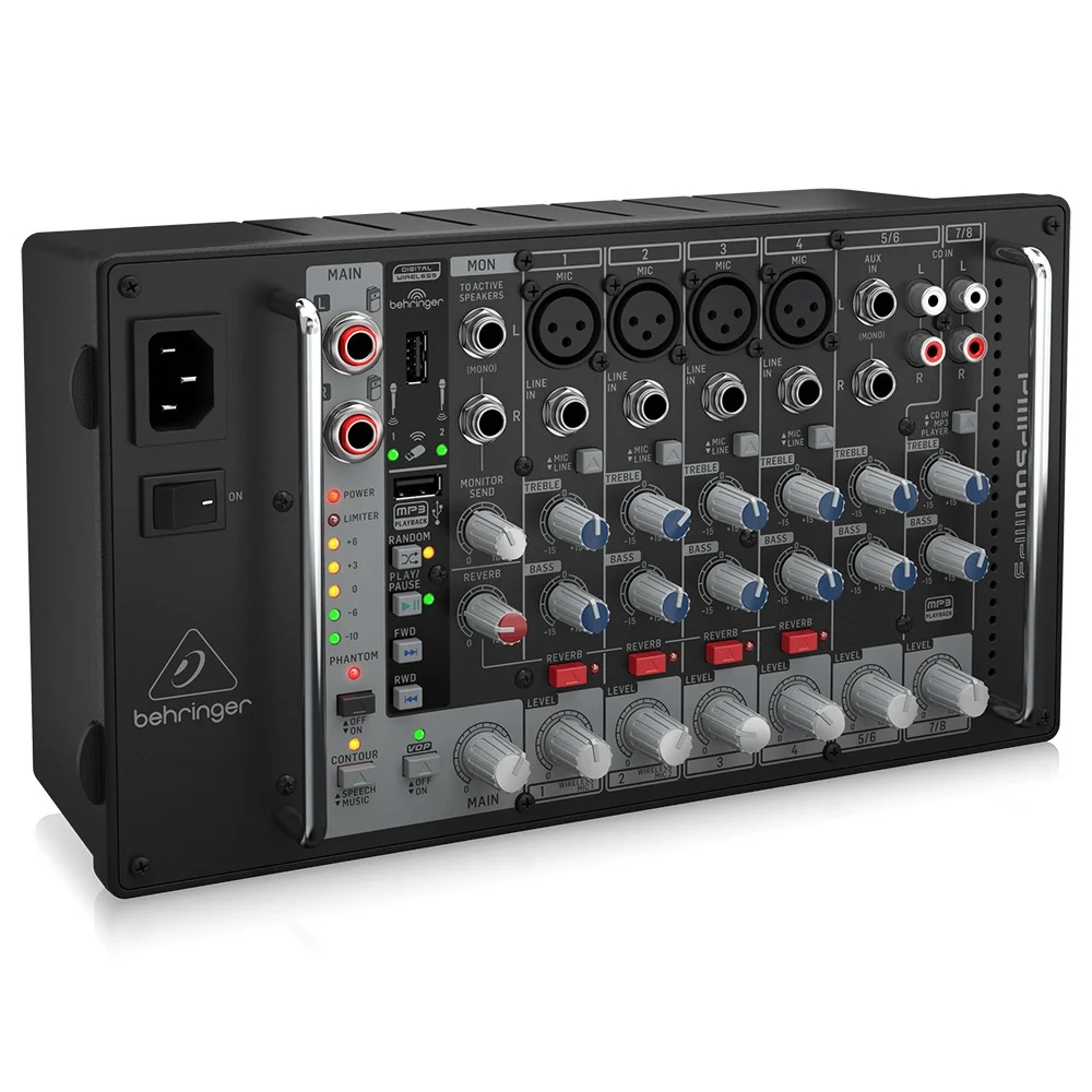 Behringer PMP500MP3 2x250W Powermixer