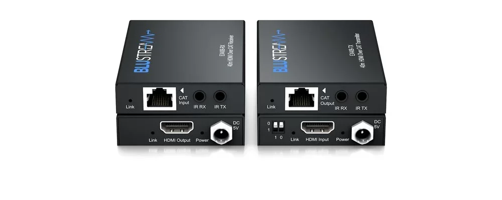BLUSTREAM EX40B-KIT Slim Line HDMI Over CAT 6 Extender Set