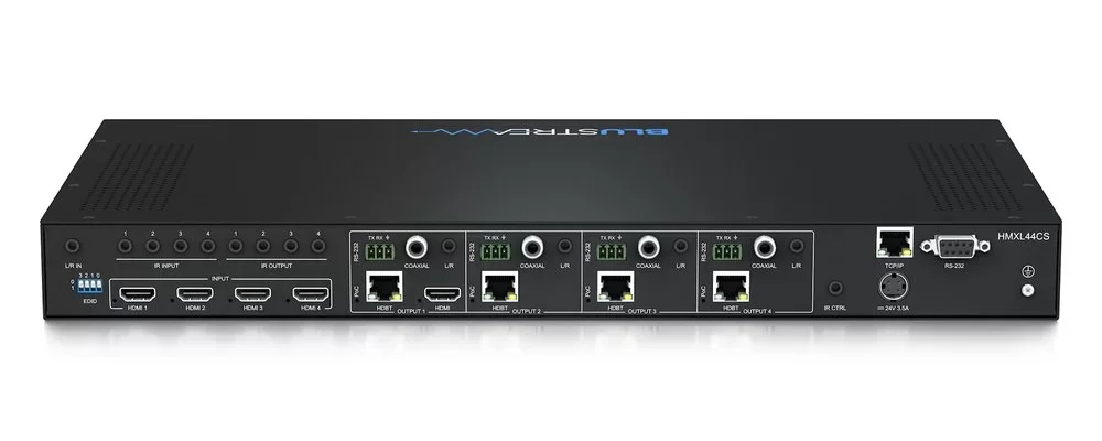 BLUSTREAM HMXL44CS-KIT 4x4 HDBaseT Matrix Kit - 70m (4K @ 60 4/4/4 up to 40m)