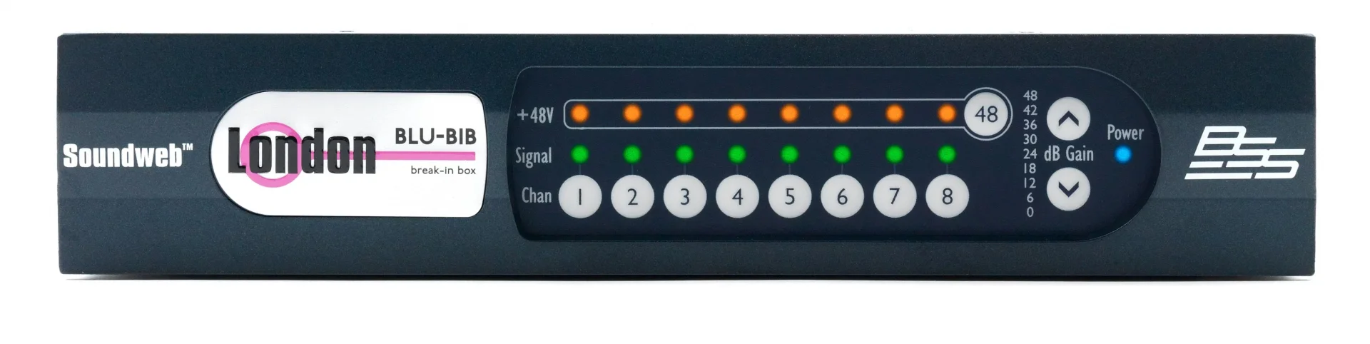 BSS BLU-BIB (EU) 8-kanal analog break-in box w/ BLU link