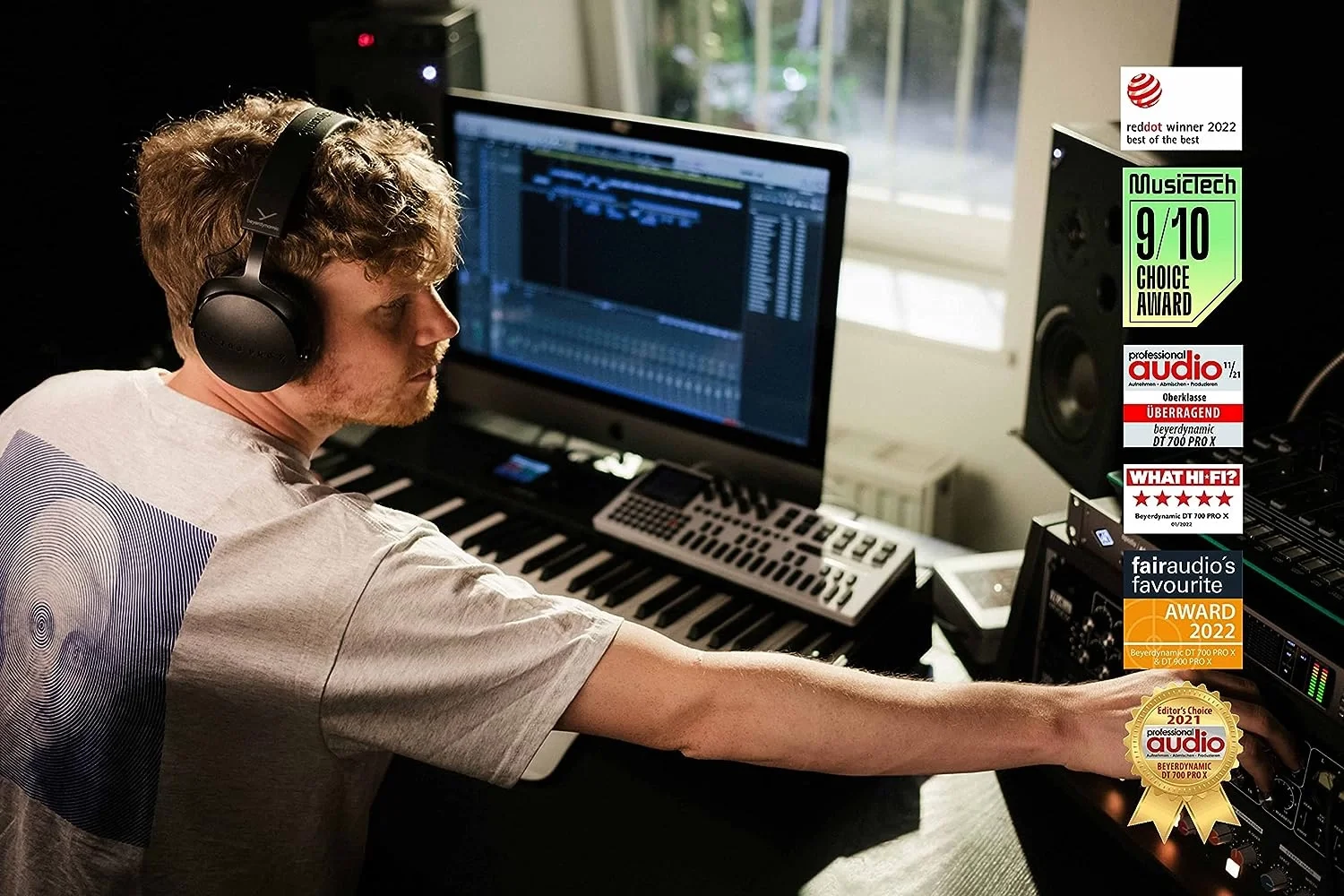 BeyerDynamic DT 700 Pro X Profesyonel Stüdyo Kulaklık , 48-ohm