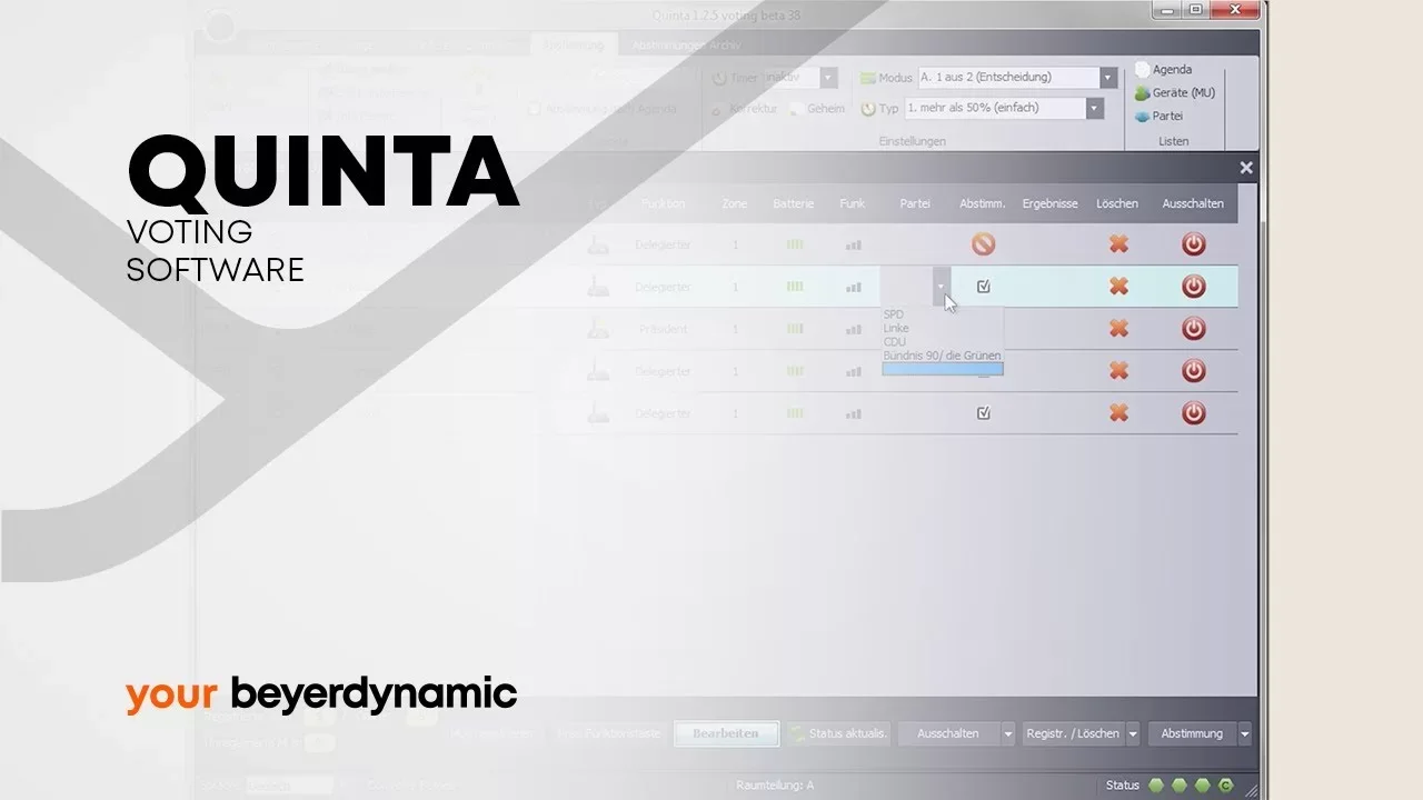 Beyerdynamic Quinta VotingSoftwareLizenz License for activating the voting control Only