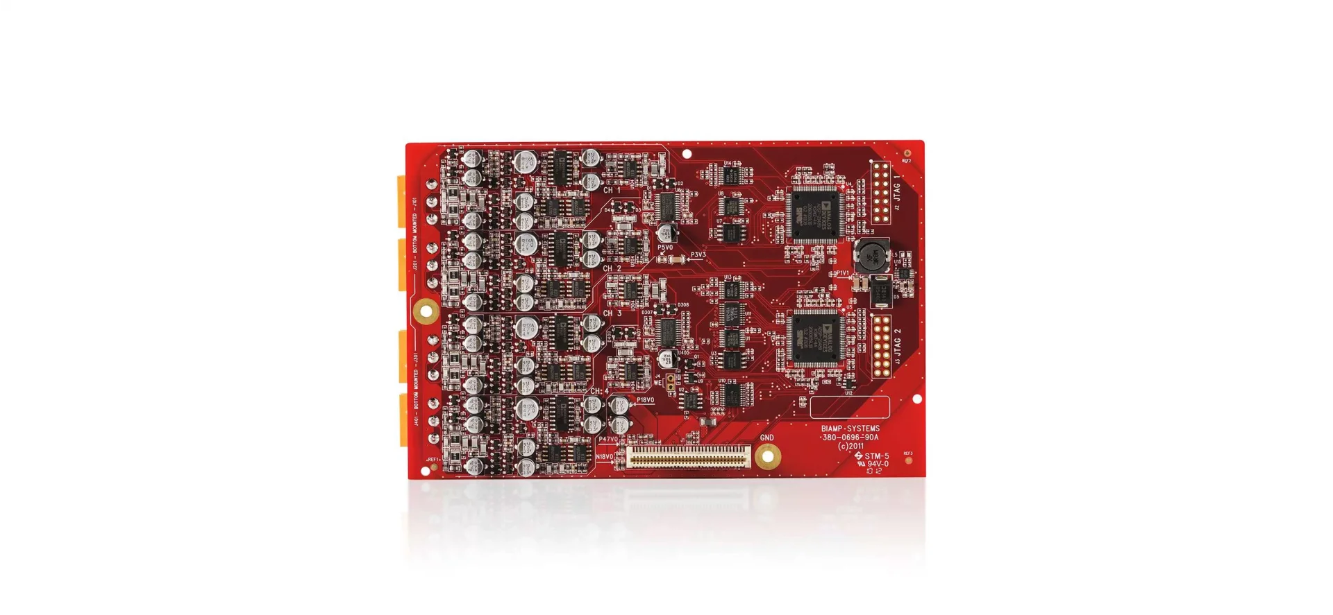Biamp Tesira EEC-4 CK Tesira 4-kanal mic/line input card with AEC for the EX-MOD