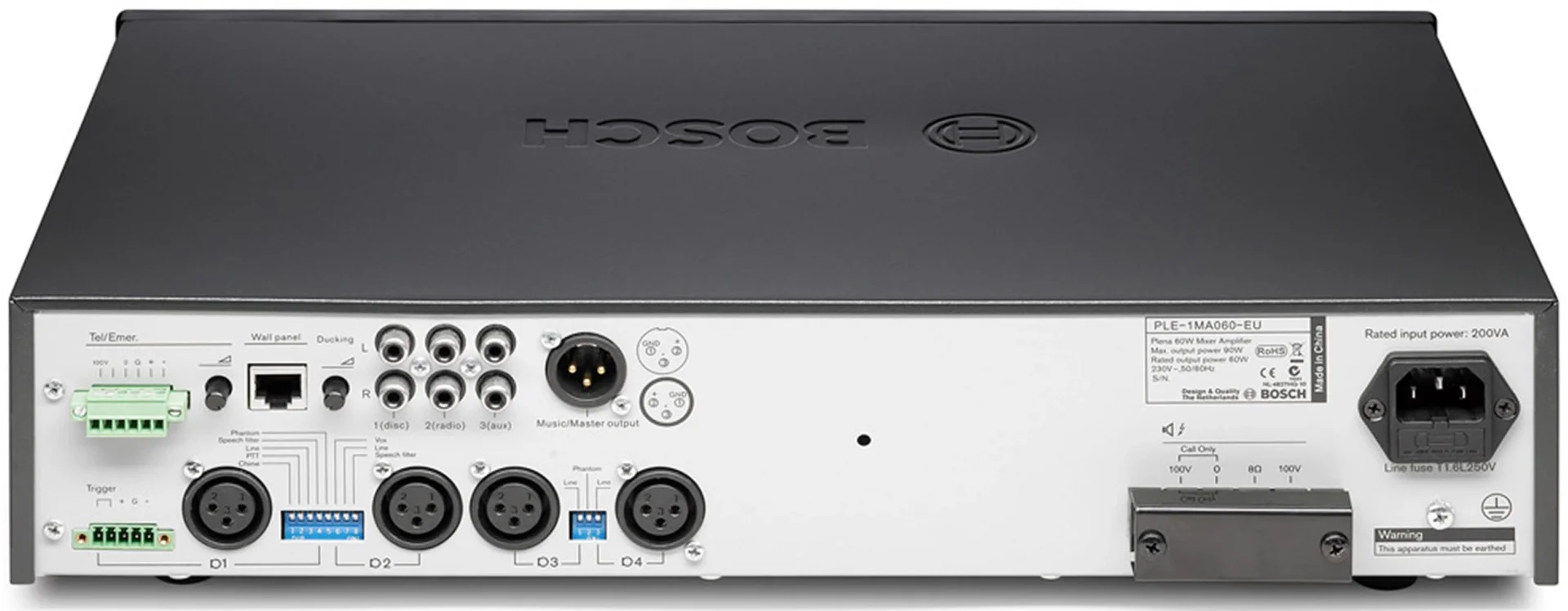 Bosch PLE-2MA240-EU Plena Mikser Amfi 360/240W 2-zone
