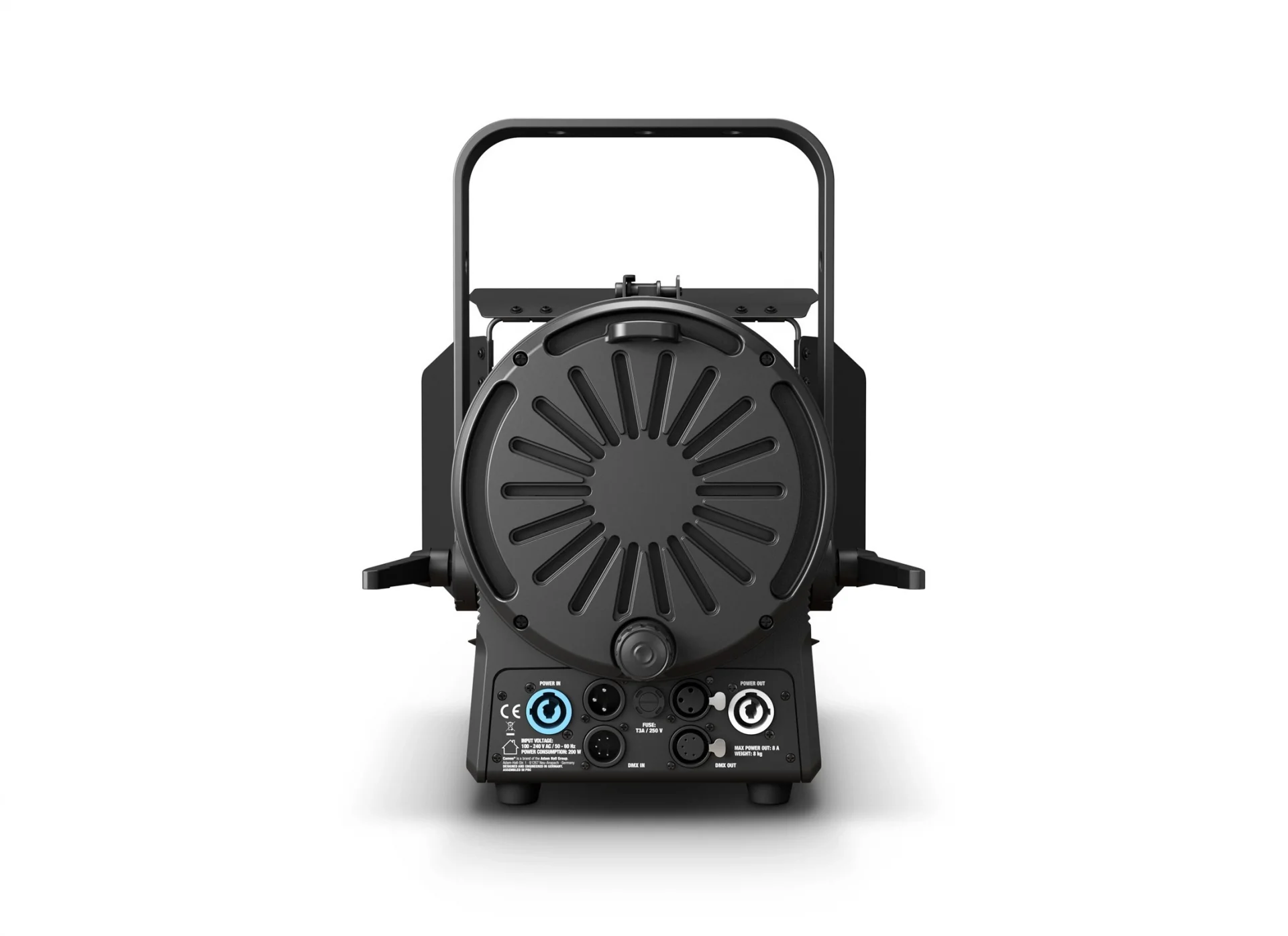 Theatre RGBALC Led Fresnel Spot 200W 6-in-1 LED in, 14°- 50° ( CAMEO TS200FC )