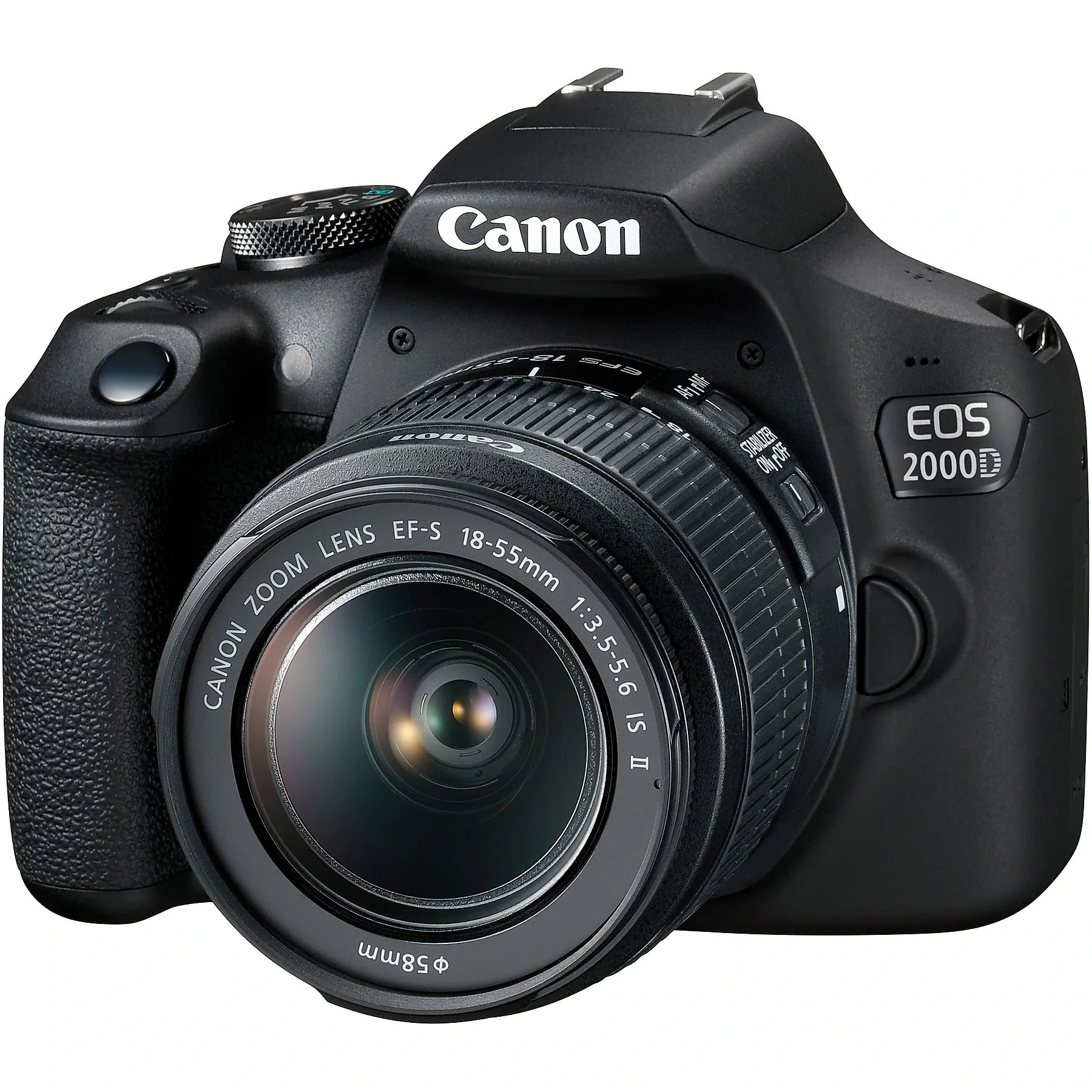 CANON EOS 2000D 18-55 IS II Fotoğraf Makinesi Siyah