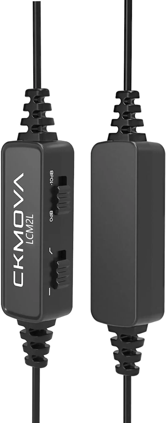 CKMOVA LCM2L Iphone Ipad ve IOS için Lightning Girişli Yaka Mikrofonu