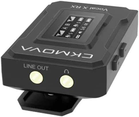CKMOVA Vocal X V1 Ultra kompakt 2,4 GHz Tek Yaka Kablosuz Mikrofon Seti