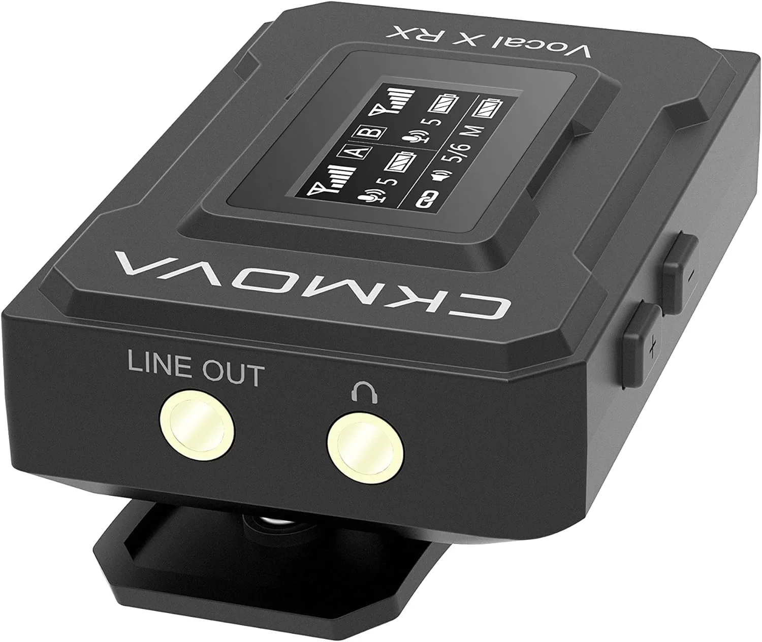 CKMOVA Vocal X V2 Ultra kompakt 2.4 GHz 24-bit Çift Yaka Kablosuz Mikrofon Seti