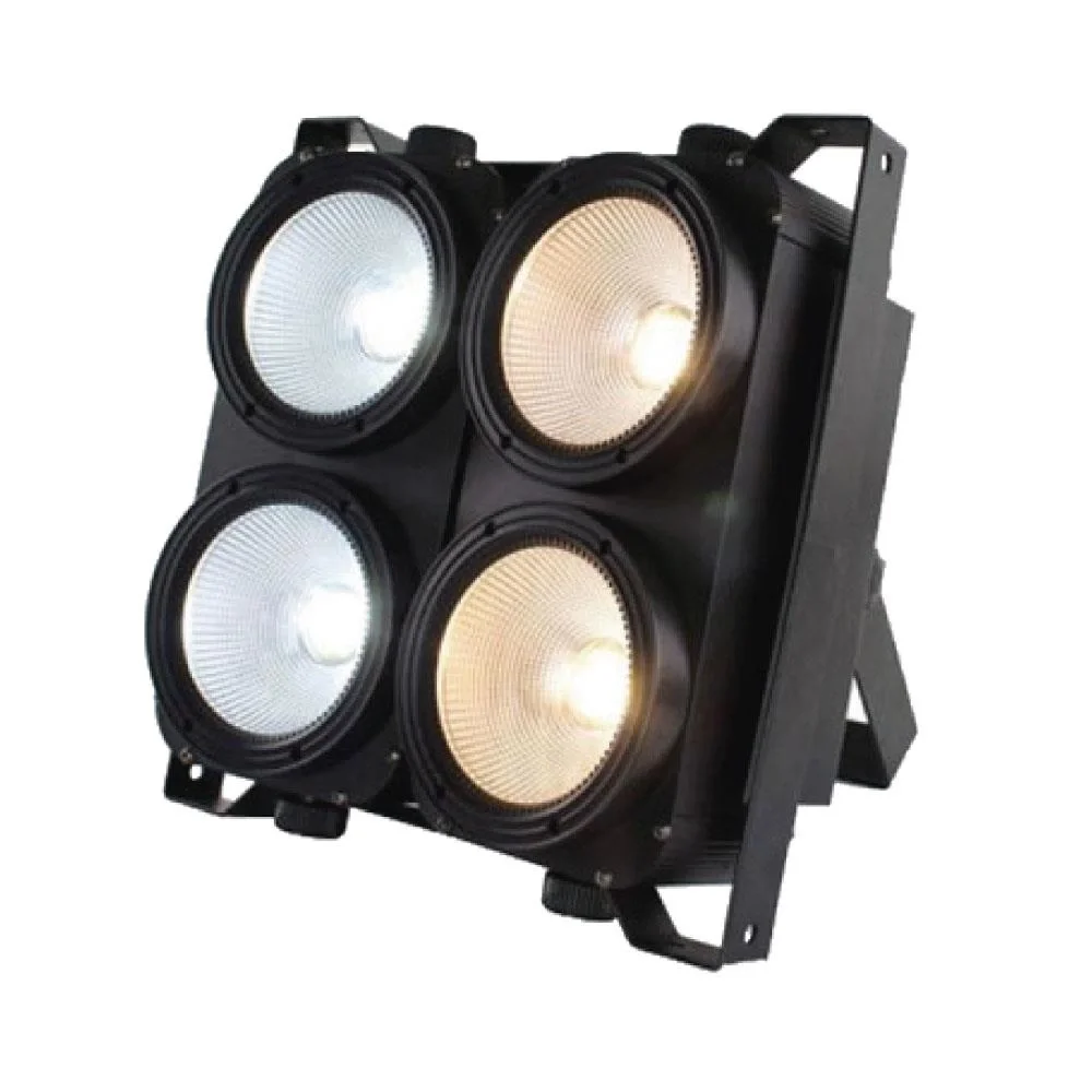 Lotus COB Blinder 400WA 4x100W DMX Led Molface White / Amber