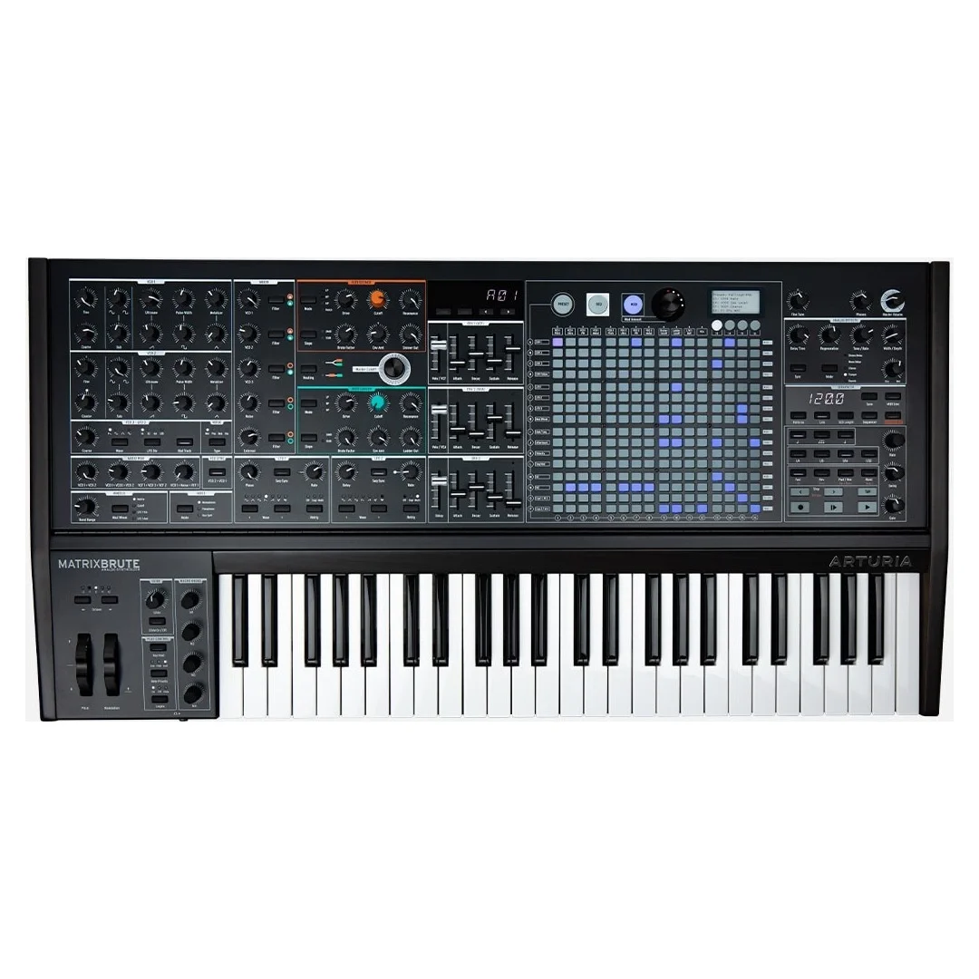 Arturia MatrixBrute Noir Edition Gelişmiş 37-tuş Keyboard / Controller / Sequencer Chroma Edition