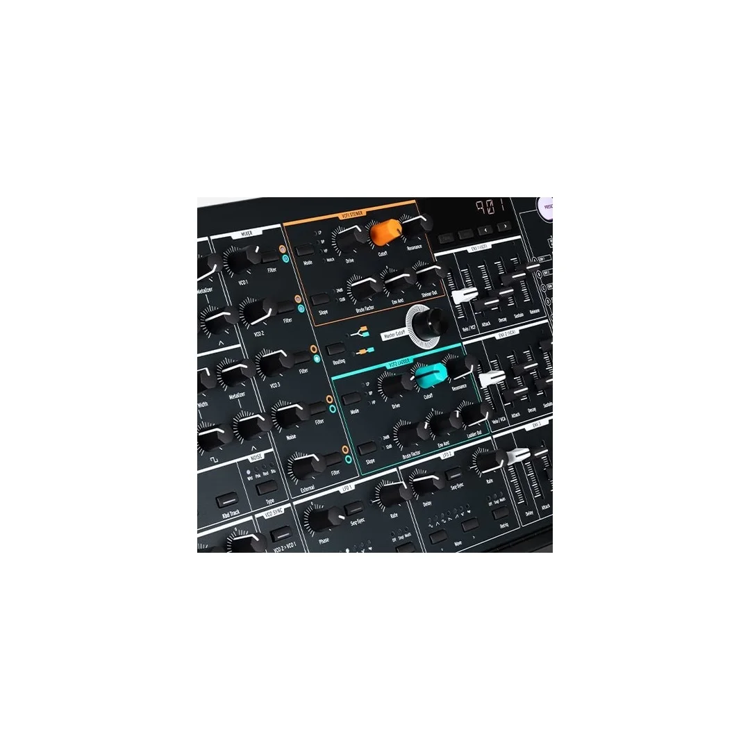 Arturia MatrixBrute Noir Edition Gelişmiş 37-tuş Keyboard / Controller / Sequencer Chroma Edition
