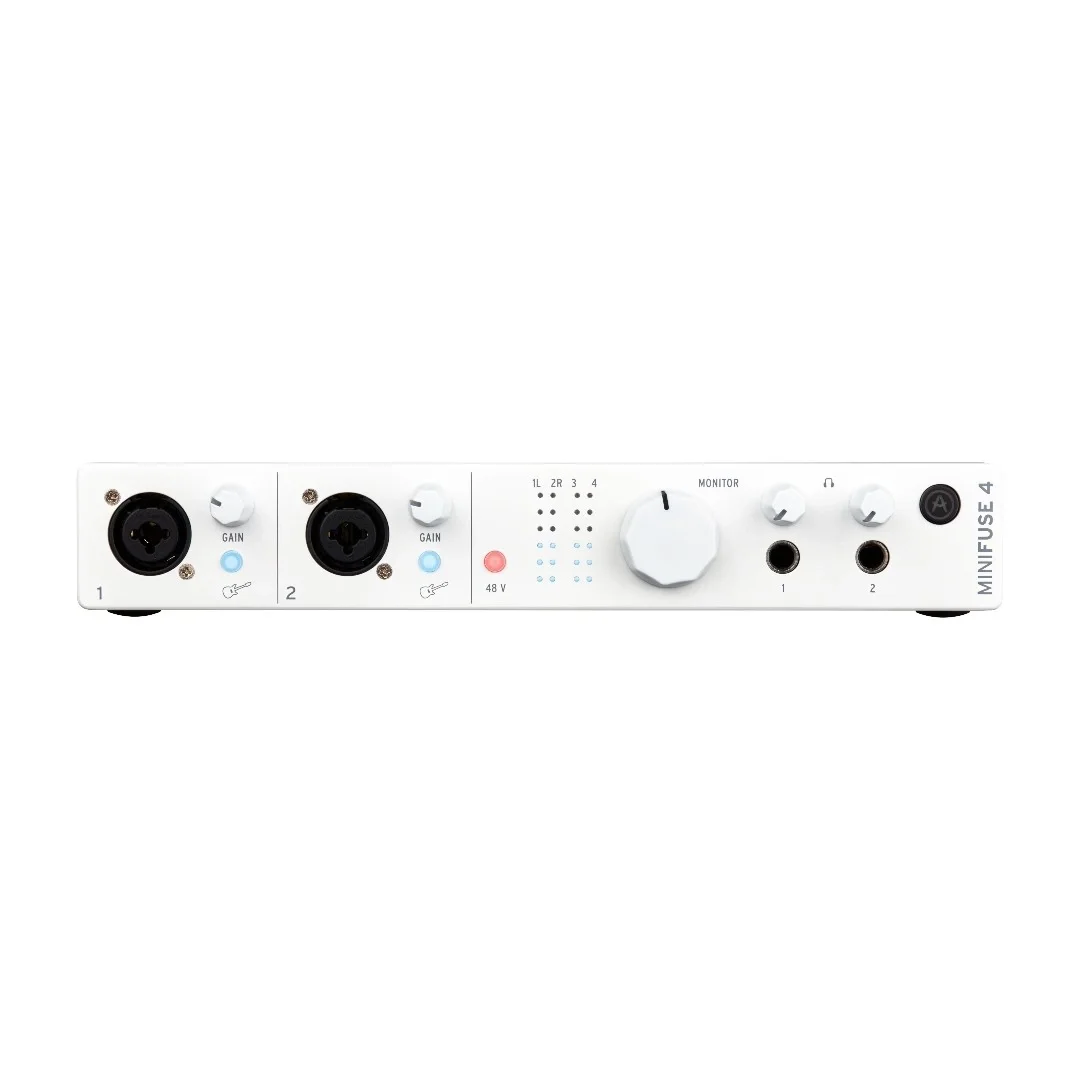 Arturia MiniFuse 2 2-Giriş / 2-Çıkış, 24-bit 192 kHz, MIDI, USB-C taşınabilir ses kartı
