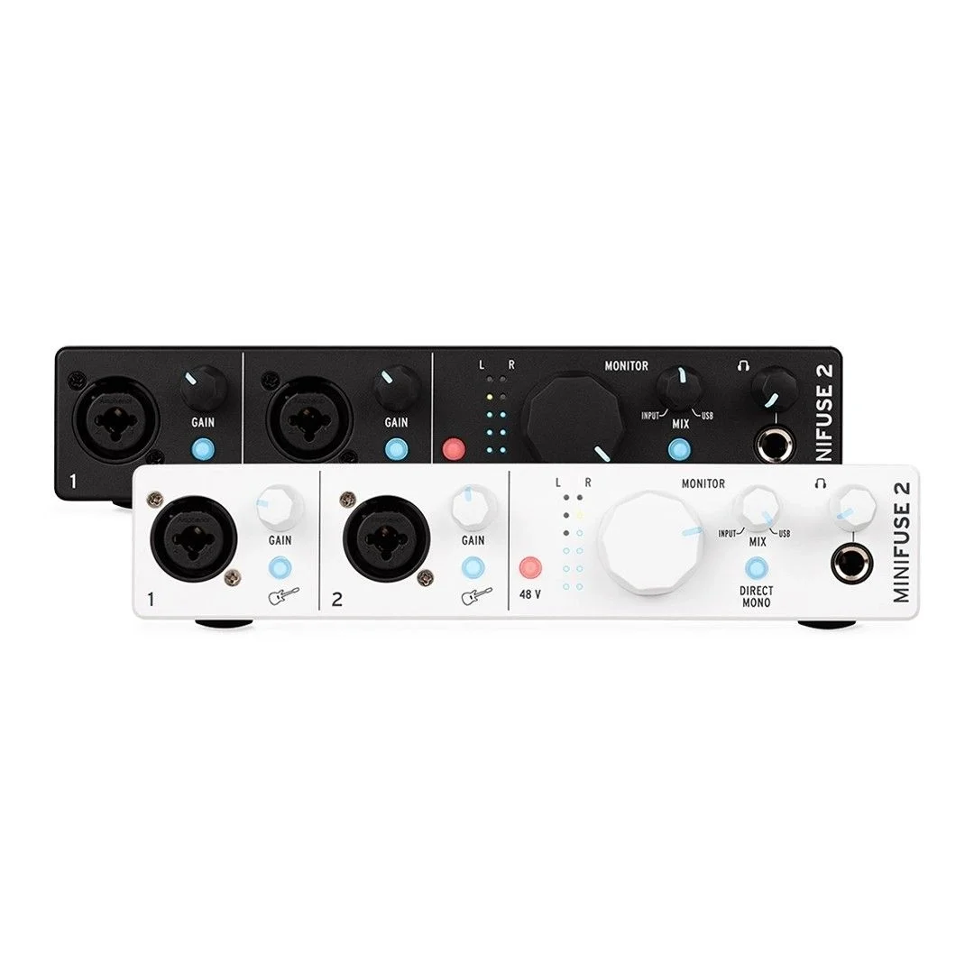 Arturia MiniFuse 2 2-Giriş / 2-Çıkış, 24-bit 192 kHz, MIDI, USB-C taşınabilir ses kartı