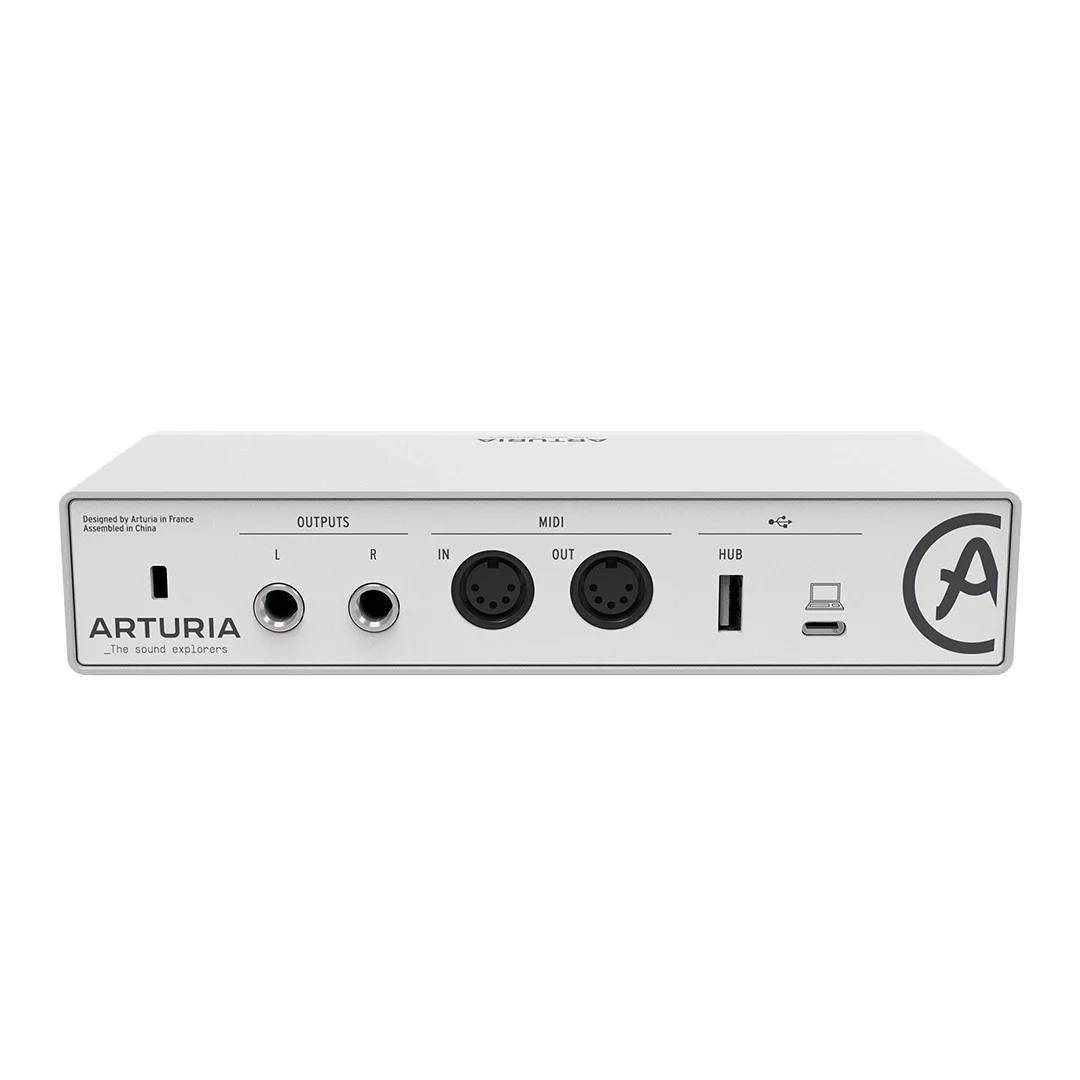 Arturia MiniFuse 2 2-Giriş / 2-Çıkış, 24-bit 192 kHz, MIDI, USB-C taşınabilir ses kartı