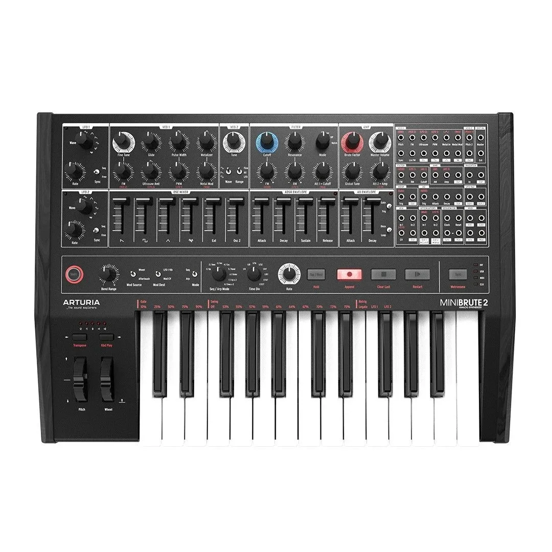 Arturia MiniBrute 2 %100 Analog, semi modular Hybrid Synth