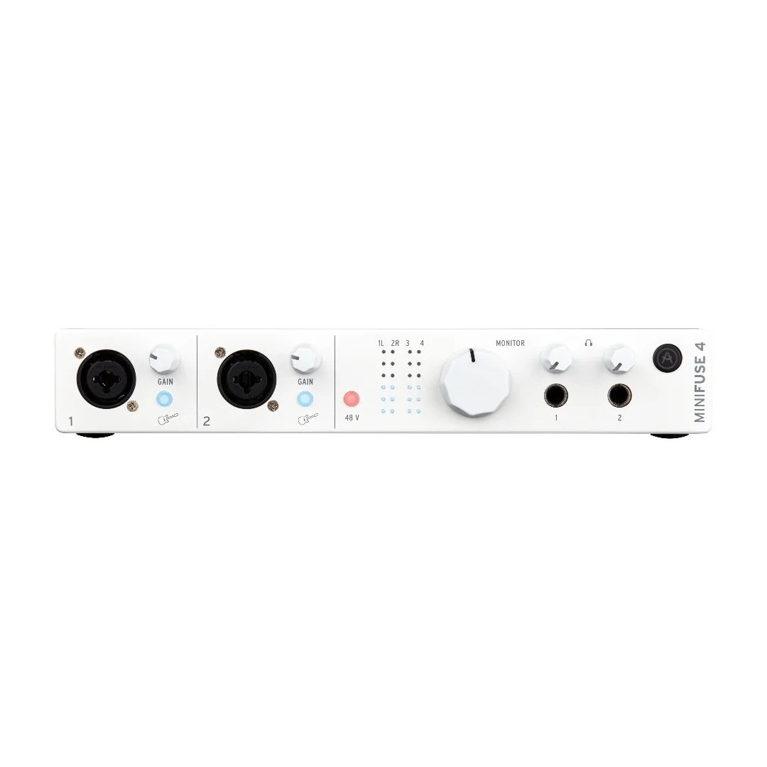 Arturia MiniFuse 4 4-Giriş / 4-Çıkış, 24-bit 192 kHz, MIDI, USB-C taşınabilir ses kartı