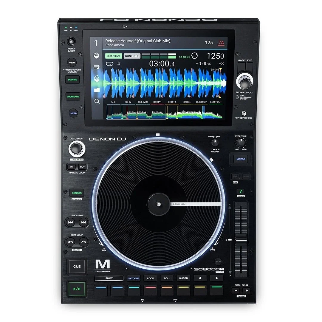 Denon DJ SC6000M PRIME Motorize Platter'li Profesyonel Dijital Player