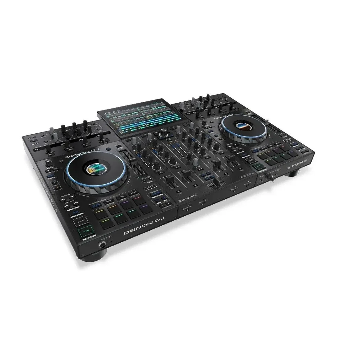 Denon DJ Prime 4+ (Demo Ürün) İkinci Nesil Profesyonel 4-Kanal DJ Controller, Standalone Player, Engine Prime Sistemi