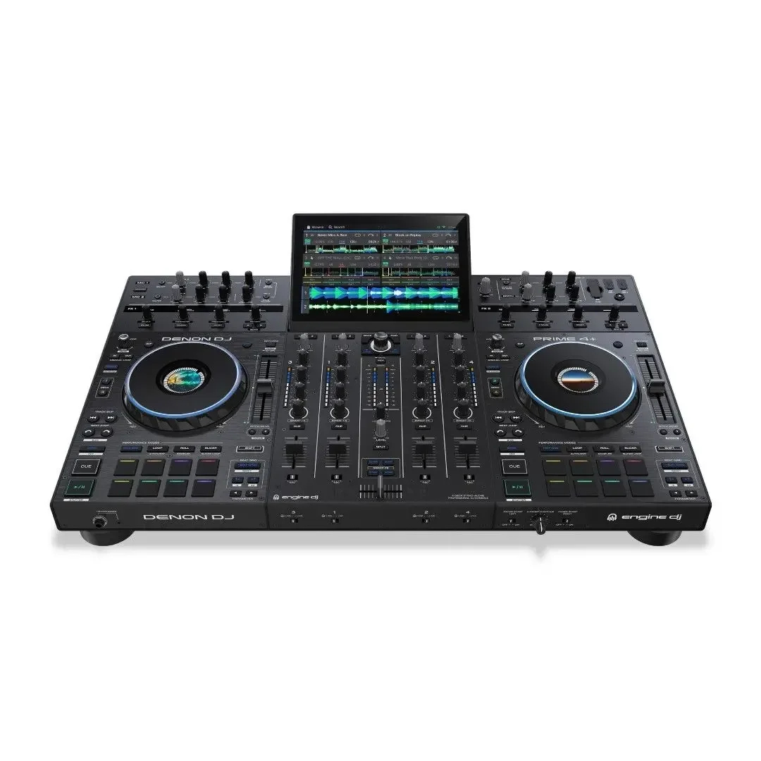 Denon DJ Prime 4+ (Demo Ürün) İkinci Nesil Profesyonel 4-Kanal DJ Controller, Standalone Player, Engine Prime Sistemi