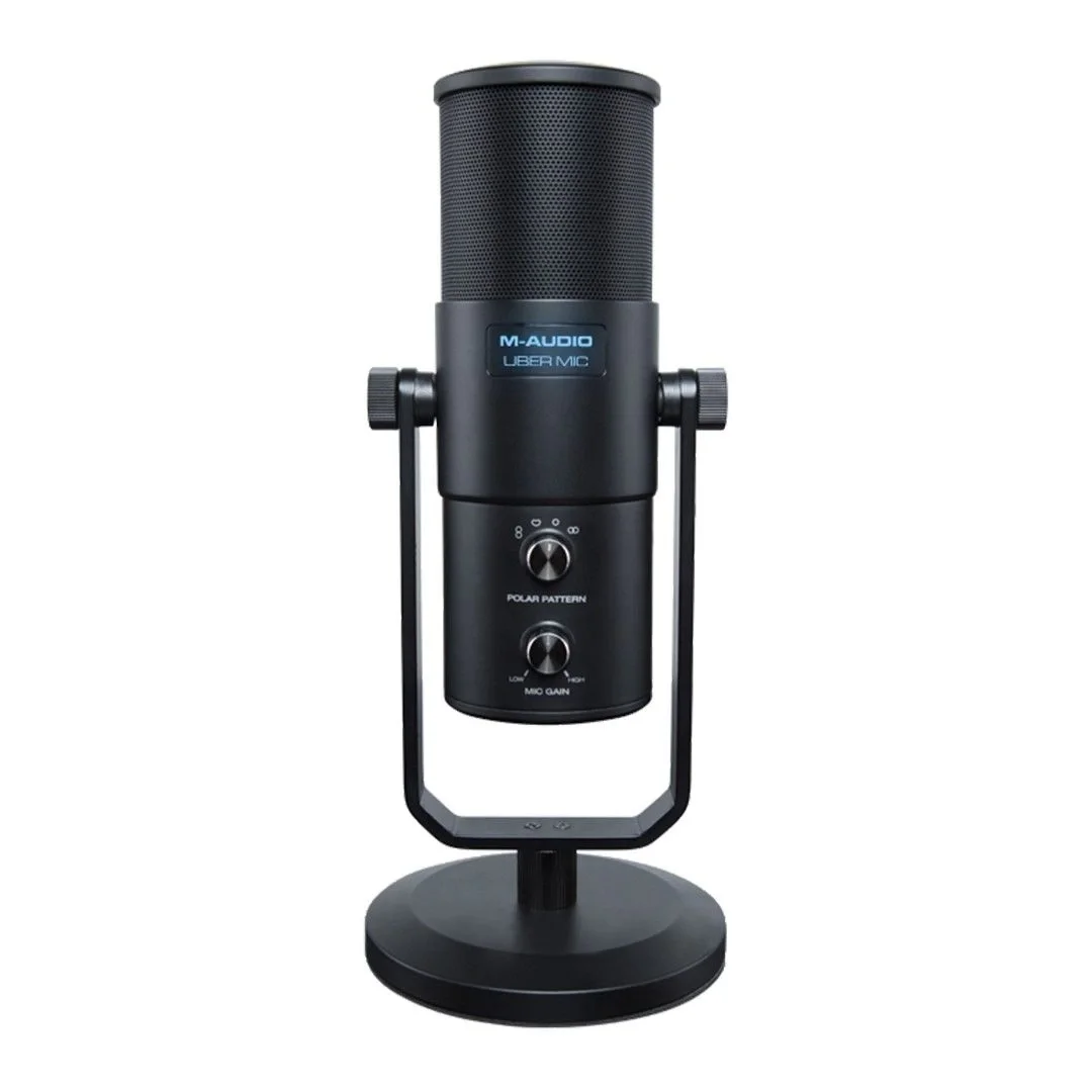 M-Audio Uber Mic 3 kapsüllü profesyonel USB mikrofon