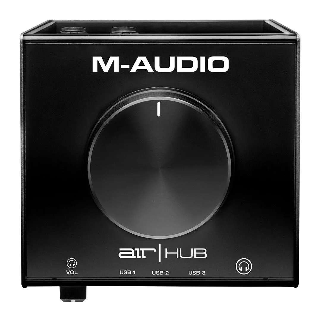 M-Audio AIR|Hub Yüksek Kaliteli DA Dönüştürücülere Sahip Dinleme Çözümü / USB Hub