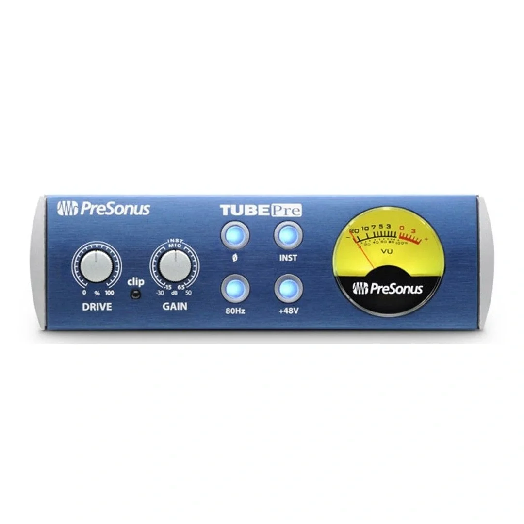 PreSonus TubePre V2 Tüplü mono mikrofon preamp (Yeni Sürüm)