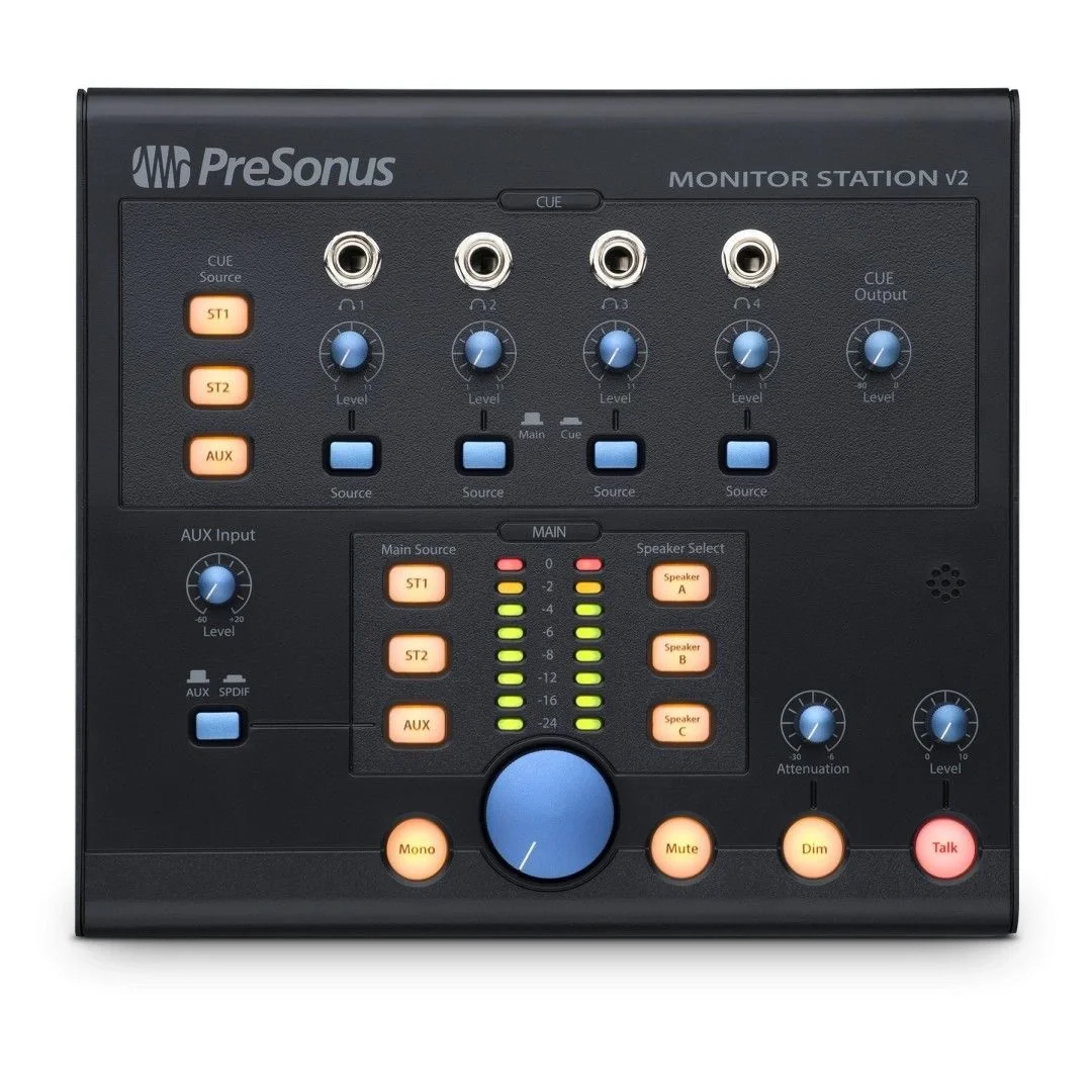 PreSonus Monitor Station V2 Masaüstü Stüdyo Kontrolcüsü