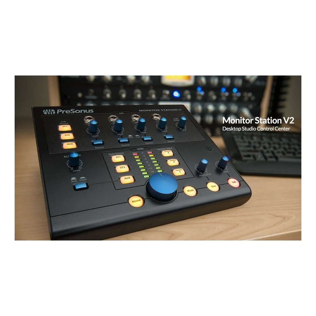 PreSonus Monitor Station V2 Masaüstü Stüdyo Kontrolcüsü