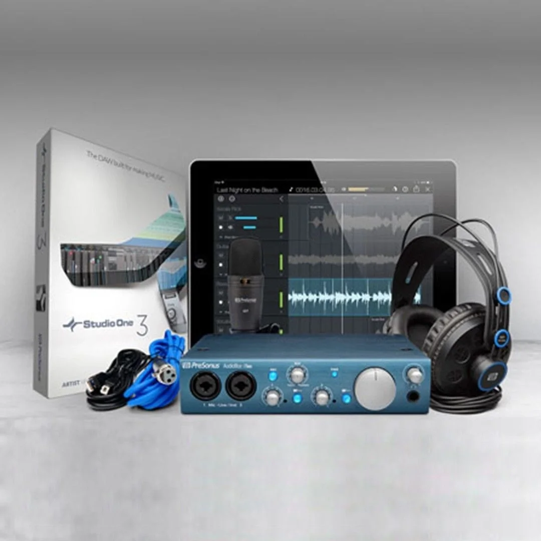 PreSonus AudioBox iTwo Studio iTwo, StudioOne Artist, M7, HD7 oluşan başlangıç paketi