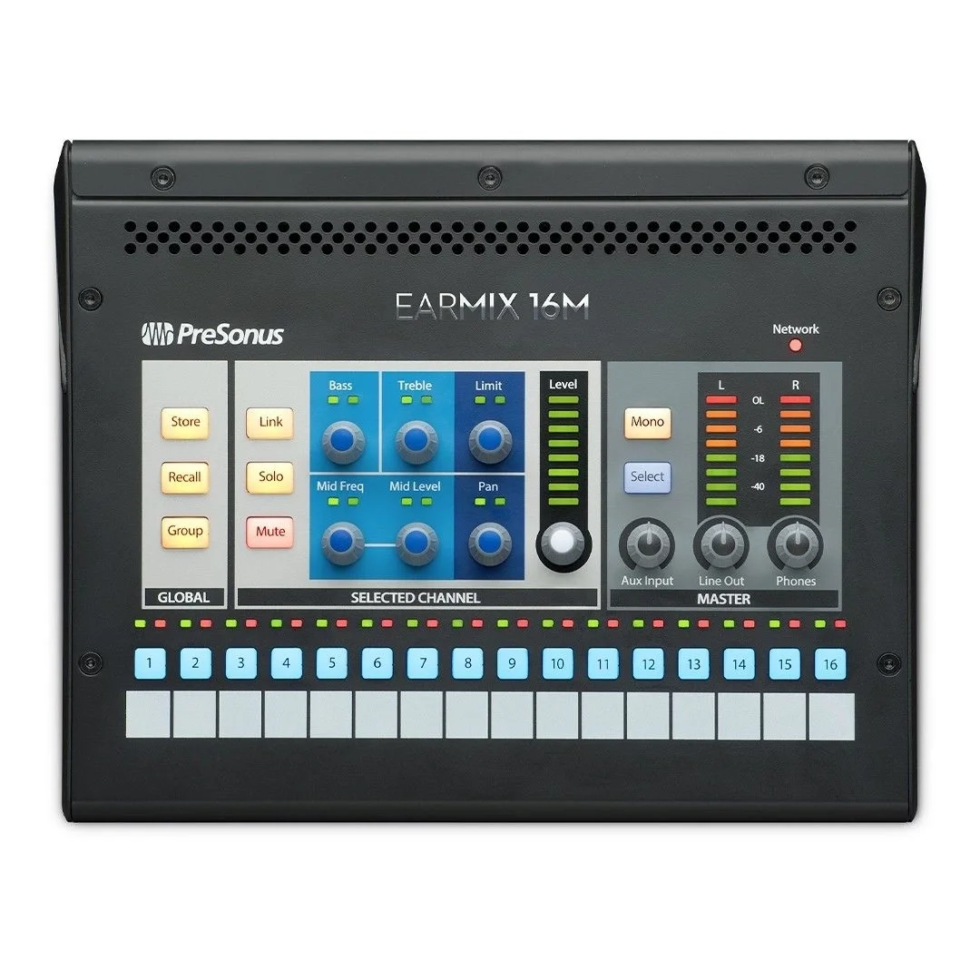 PreSonus EarMix 16M 16-kanal AWB Bağlantılı, Kişisel Monitor Mikser