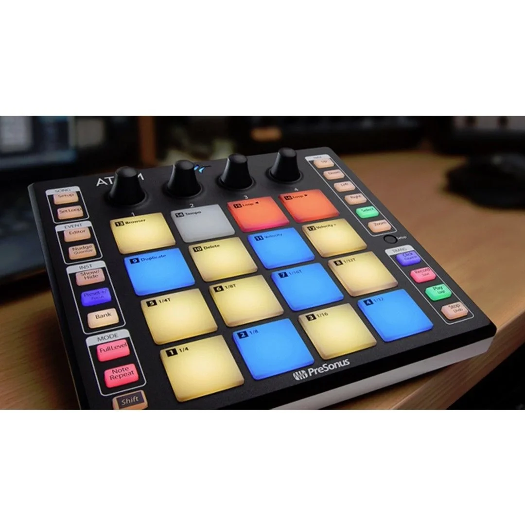 PreSonus ATOM Yeni Performans/Prodüksiyon pad kontroller