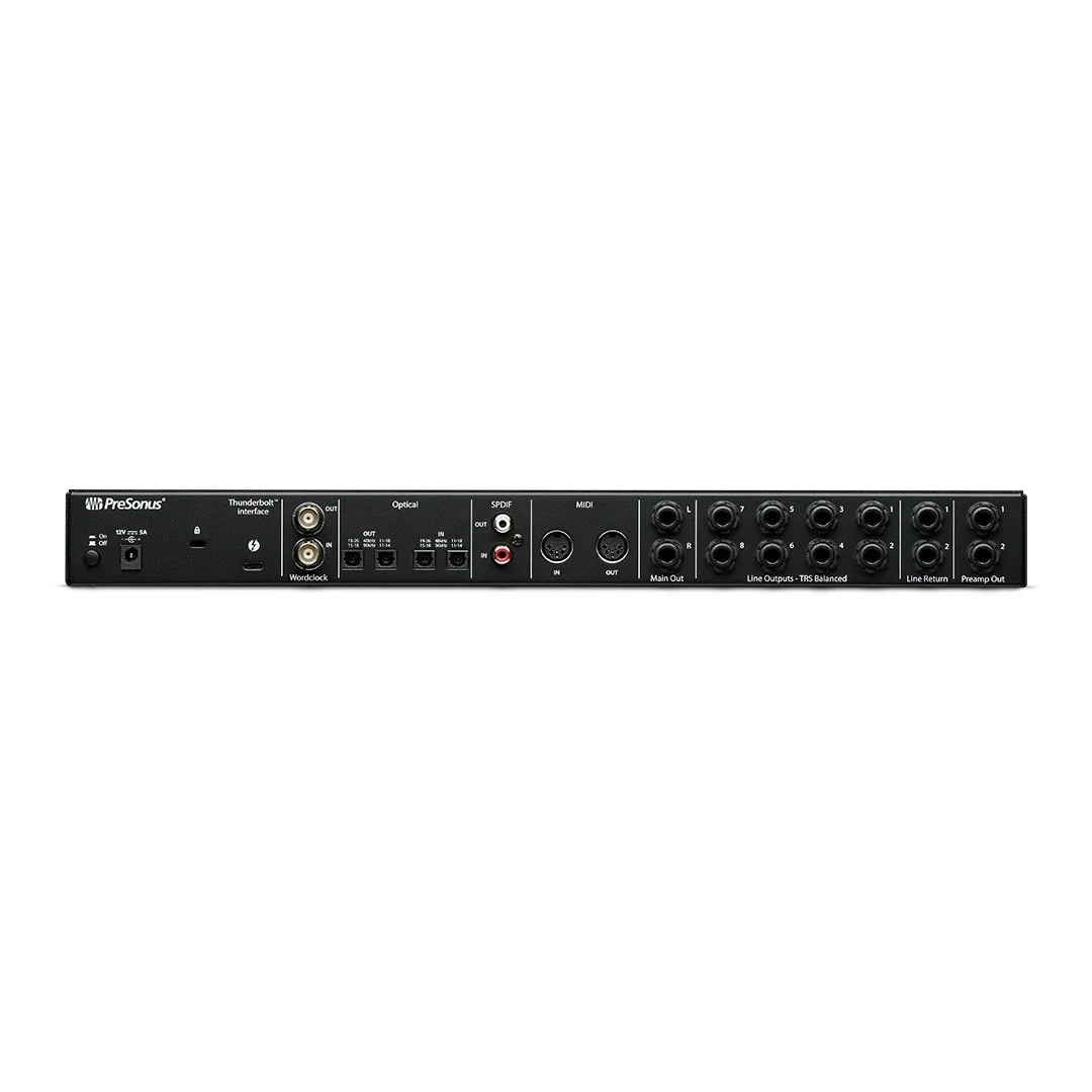 PreSonus Quantum 2626 Yeni nesil, 8 Preamp, Thunderbolt 3, 26 giriş/çıkış, Multi-platform profesyonel ses kartı