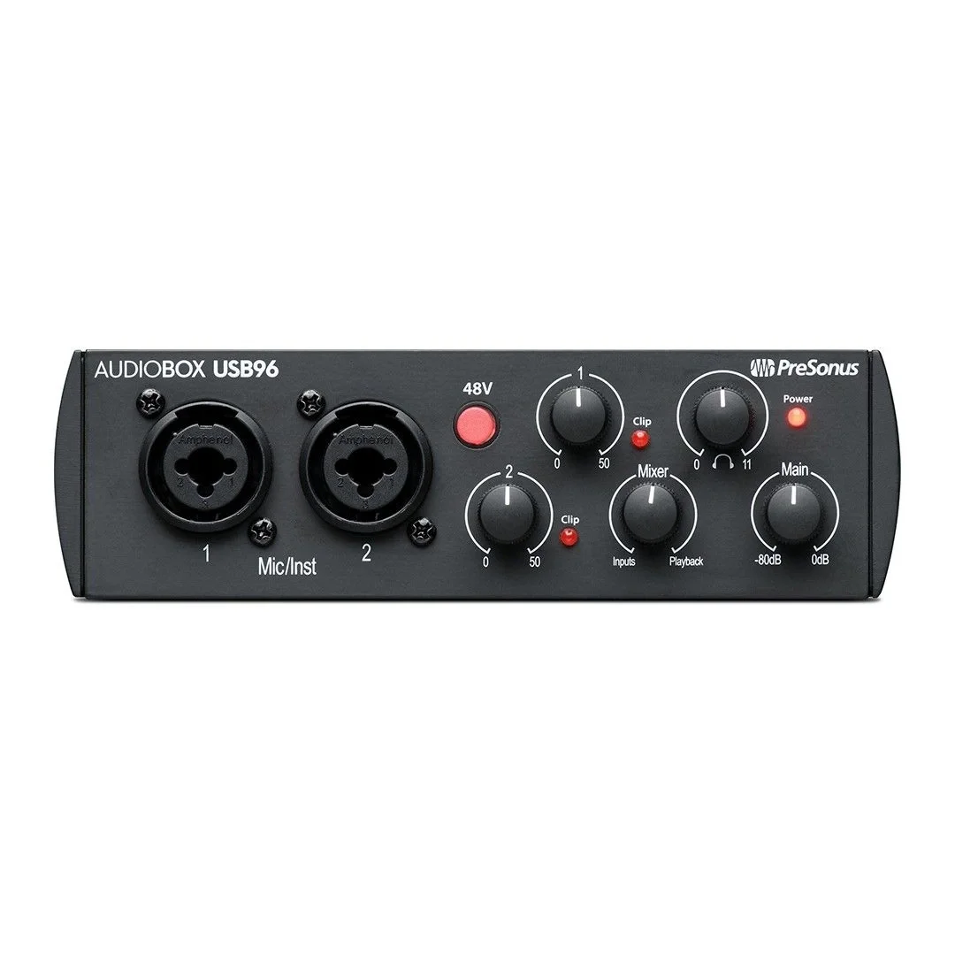 PreSonus AudioBox USB 96 Ultimate 25th  Kayıt Stüdyosu Başlangıç Paketi