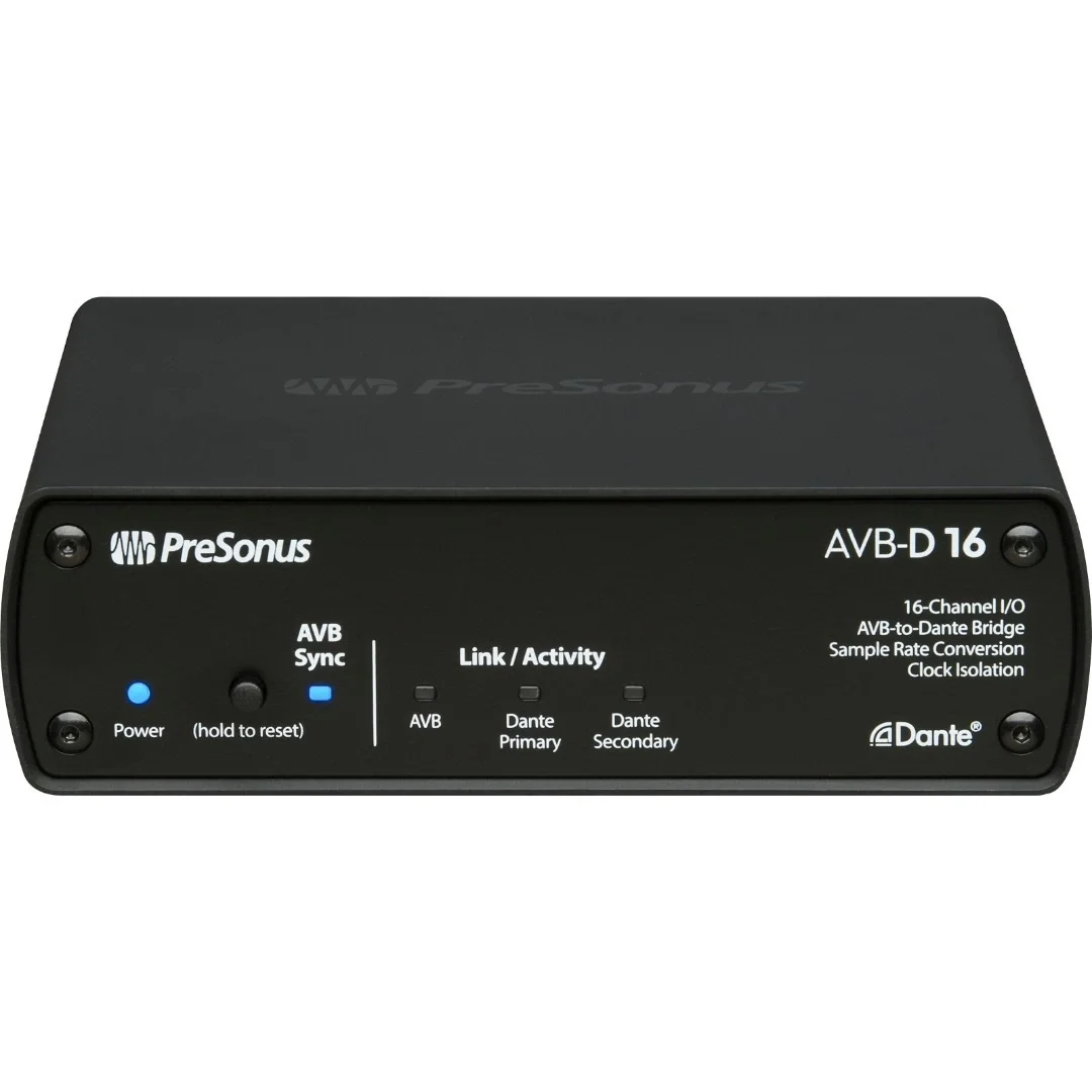 PreSonus AVB-D16 AVB / Dante Network Switch/Bridge