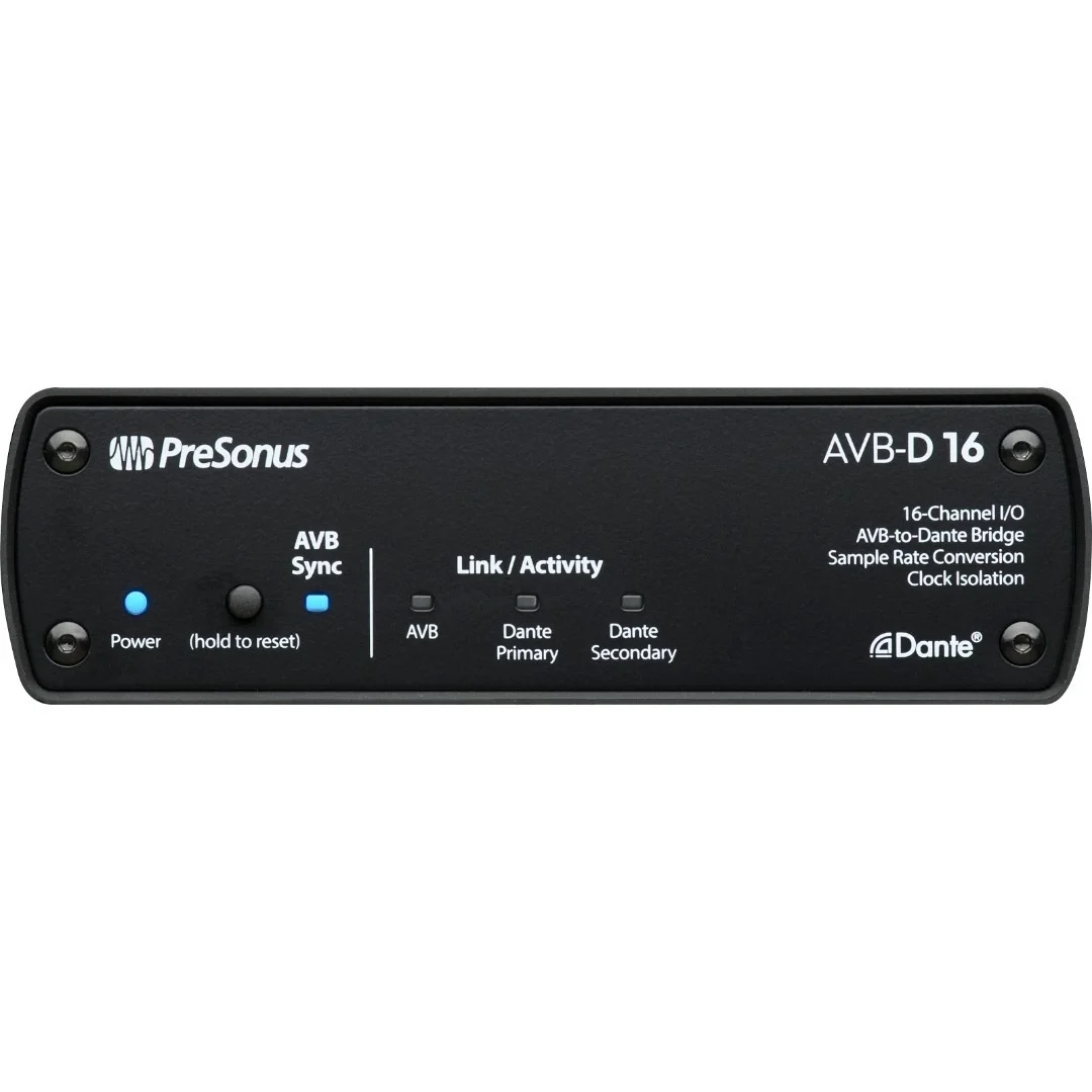 PreSonus AVB-D16 AVB / Dante Network Switch/Bridge