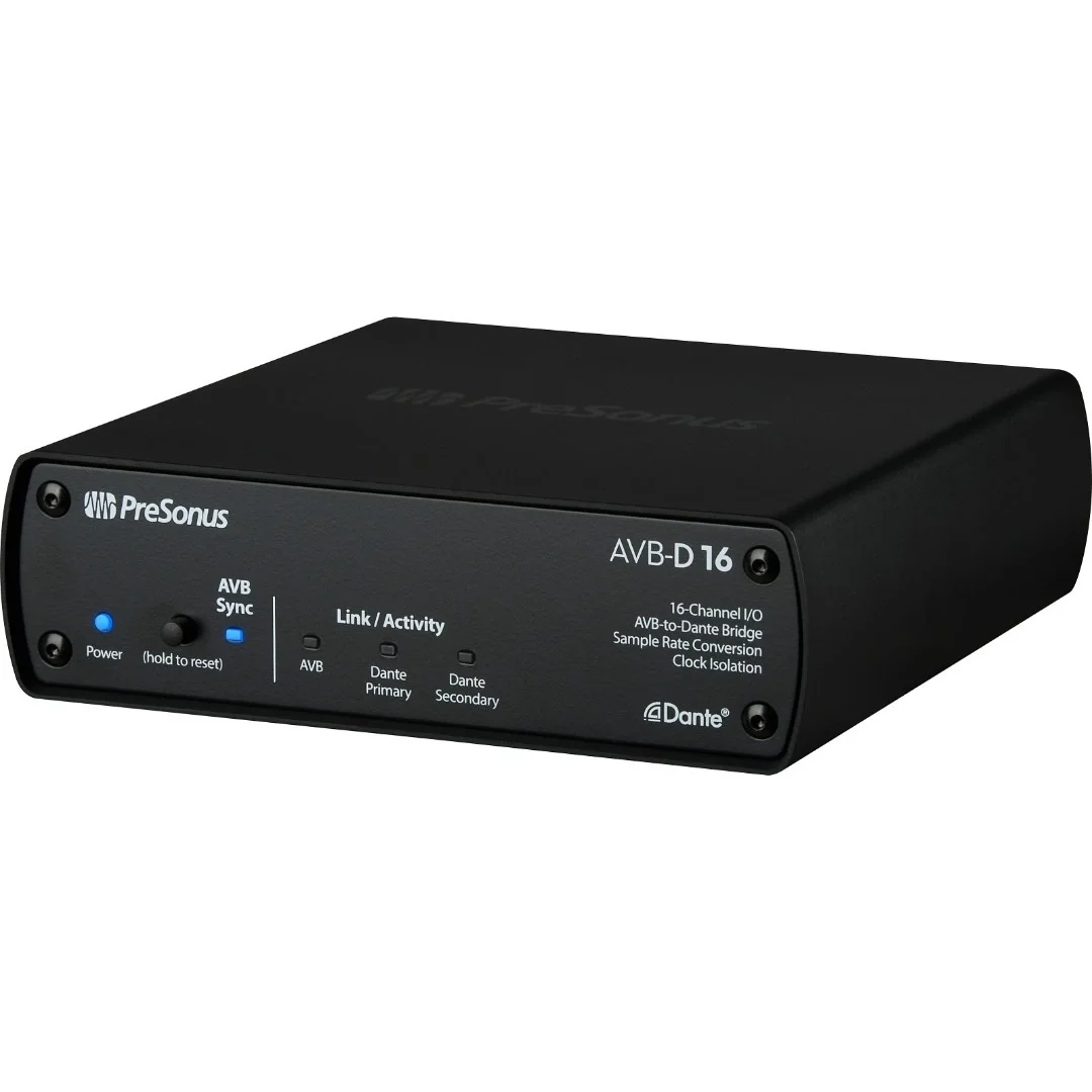 PreSonus AVB-D16 AVB / Dante Network Switch/Bridge