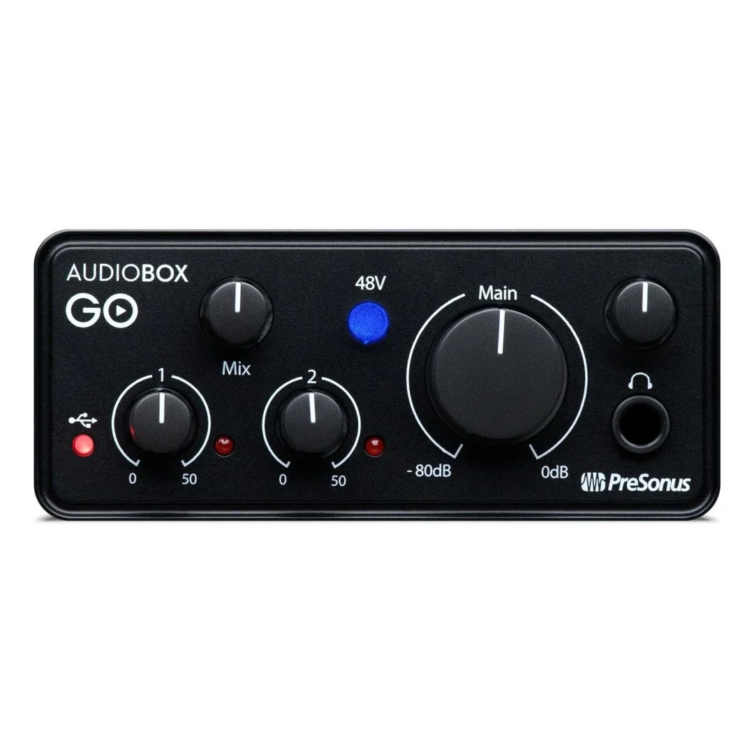 PreSonus AudioBox GO Ultra kompakt, 2x2 mobil ses kartı
