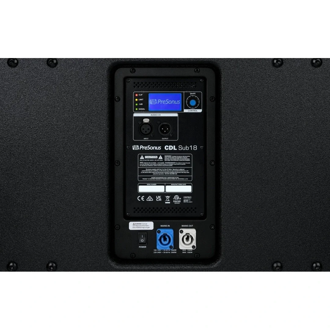 PreSonus CDL Sub18 CDL Sub18 Aktif Subwoofer